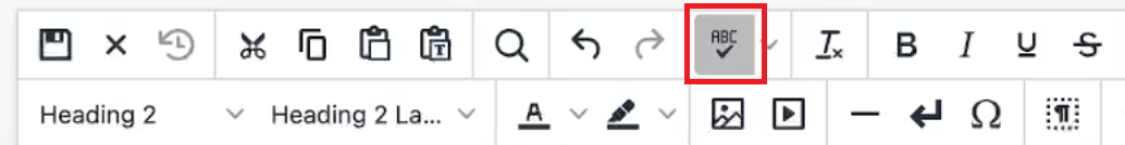 spell check icon