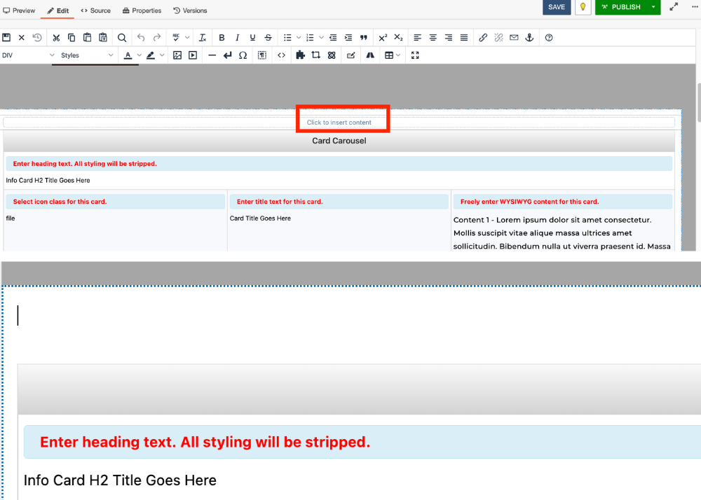 step 2 placing the anchor outside of a snippet