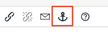 step 3 a select the anchor icon