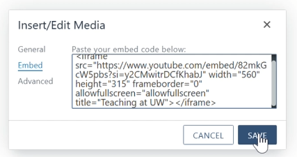 iframe title example