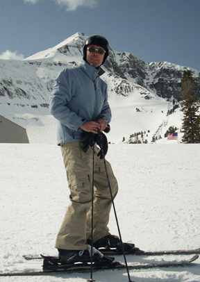 BIGSKY photo: Eric at Big Sky, Mont., during Spring Break 2010. (Wiltse photo)