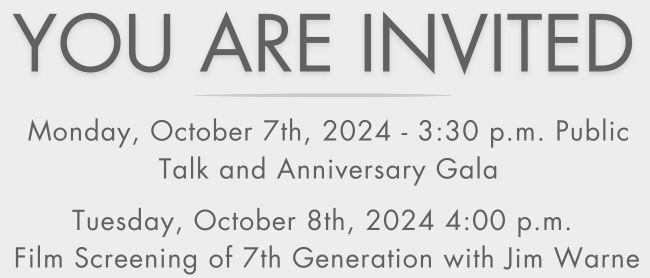 You Are Invited, Jim Warne Event