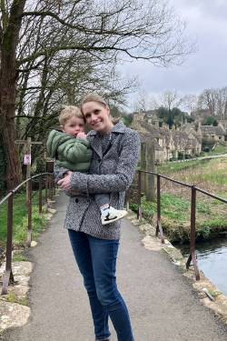 Brittany and her son