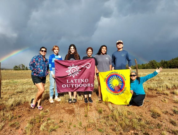 College mentors and WLYC staff at Curt Gowdy Park