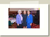 three women at reception