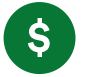 Economic Impact Reports icon of dollar sign