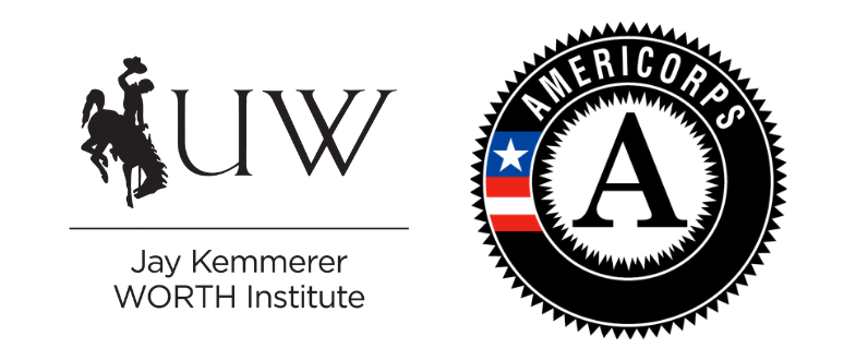 Logos for WORTH and AmeriCorps