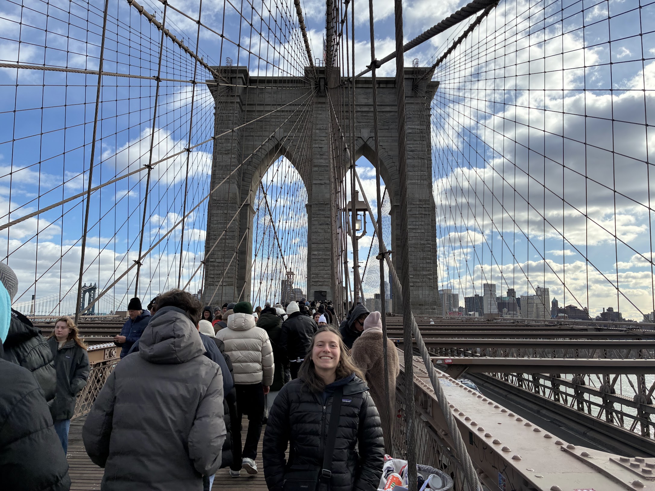 katelin on the brooklyn bridge