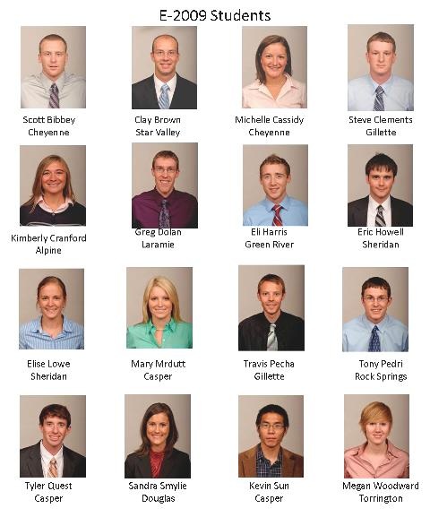 A composite portrait of all the students from the entering year of 2009.