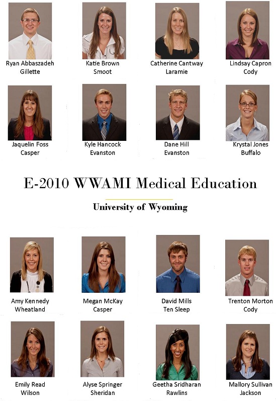 A composite portrait of all the students from the entering year of 2010.