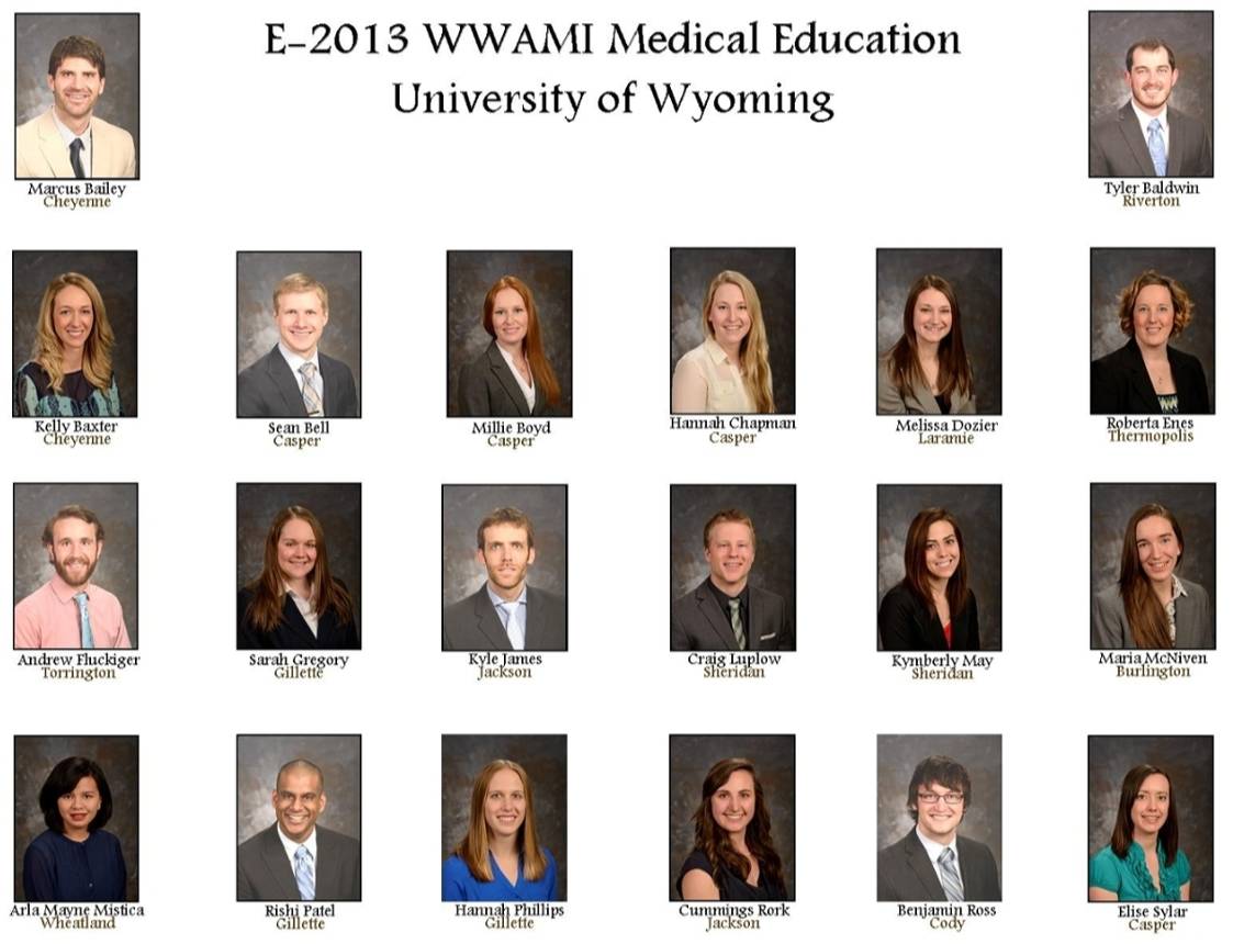 A composite portrait of all the students from the entering year of 2013.