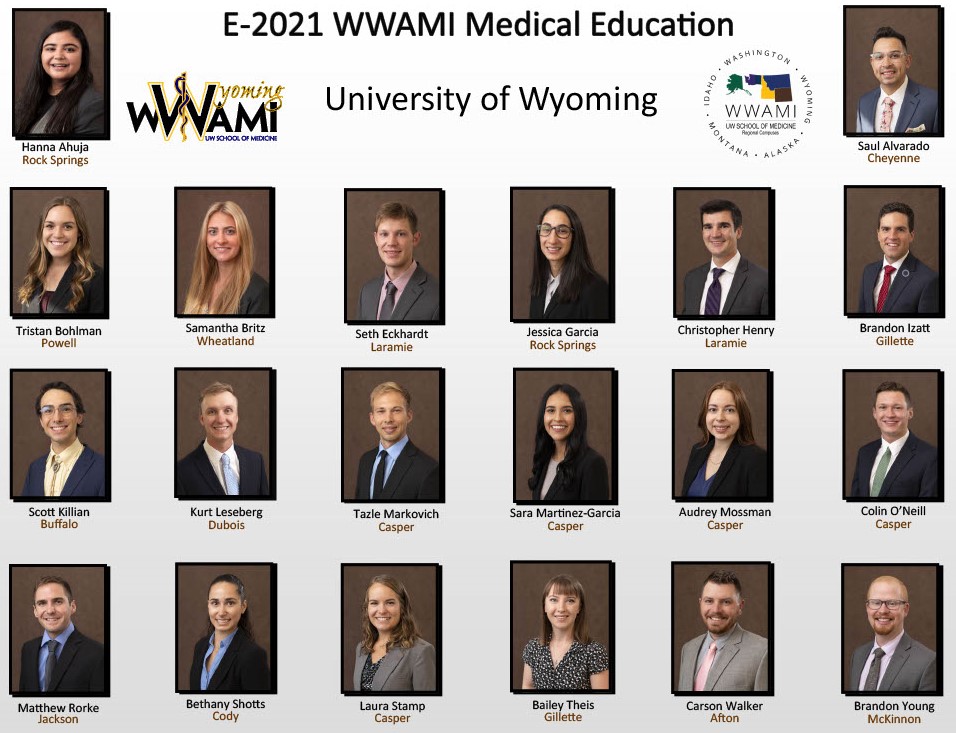 A composite portrait of all the students from the entering year of 2021.