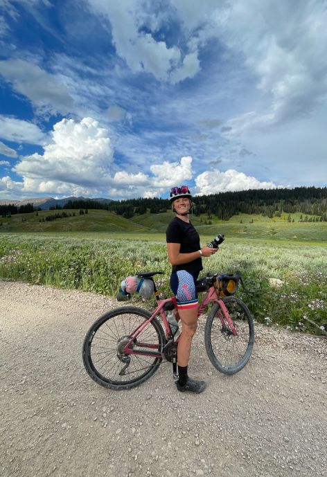 Annabel mountain biking 