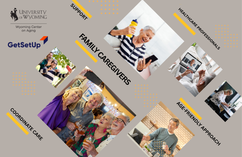healthy aging and tech images