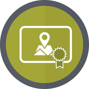 GIS certificate icon