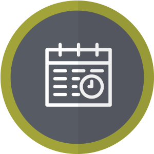Icon of a calendar