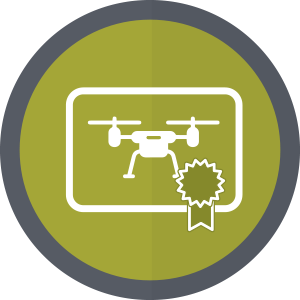 Icon of a drone