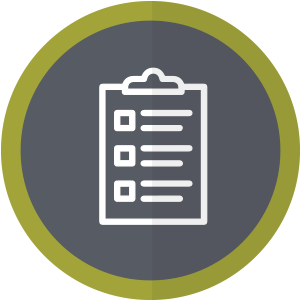 Icon of a clipboard