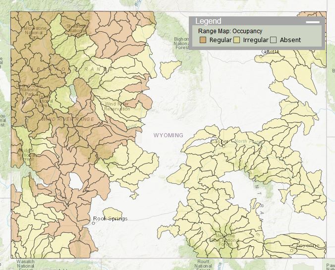 Sample Range Map