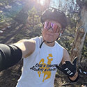 Hannah Shuler selfie while enjoying outdoor activity