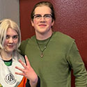 Jacob Turner posing with a loved one