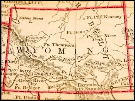 old Wyoming map