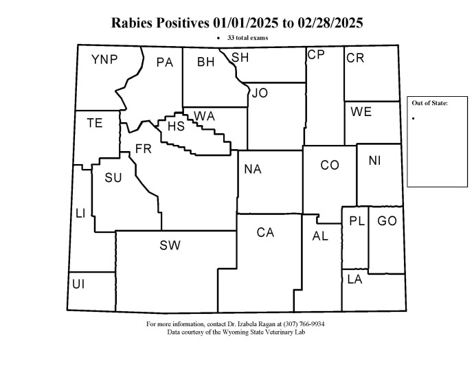 april 2023 rabies distribution map