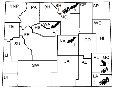 2013 Rabies Map