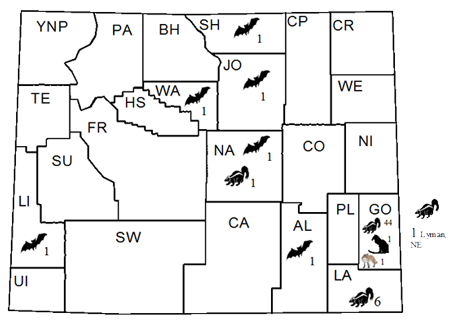 2014 Rabies Map