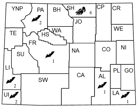 2015 Rabies Map