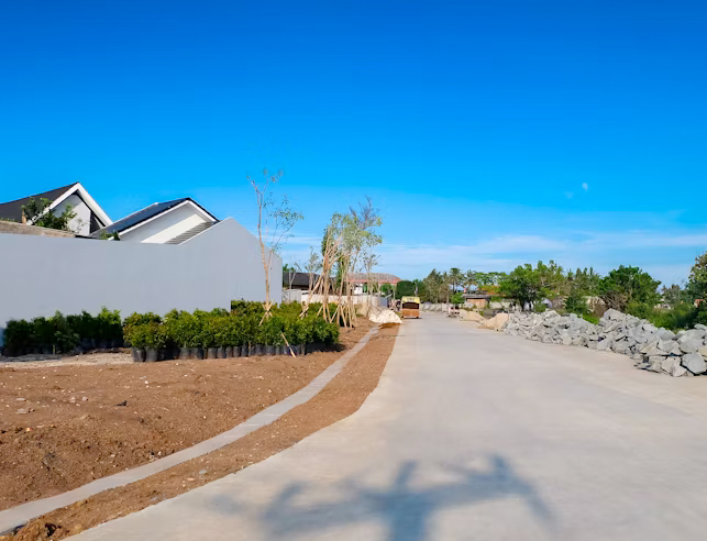 Road near neighborhood