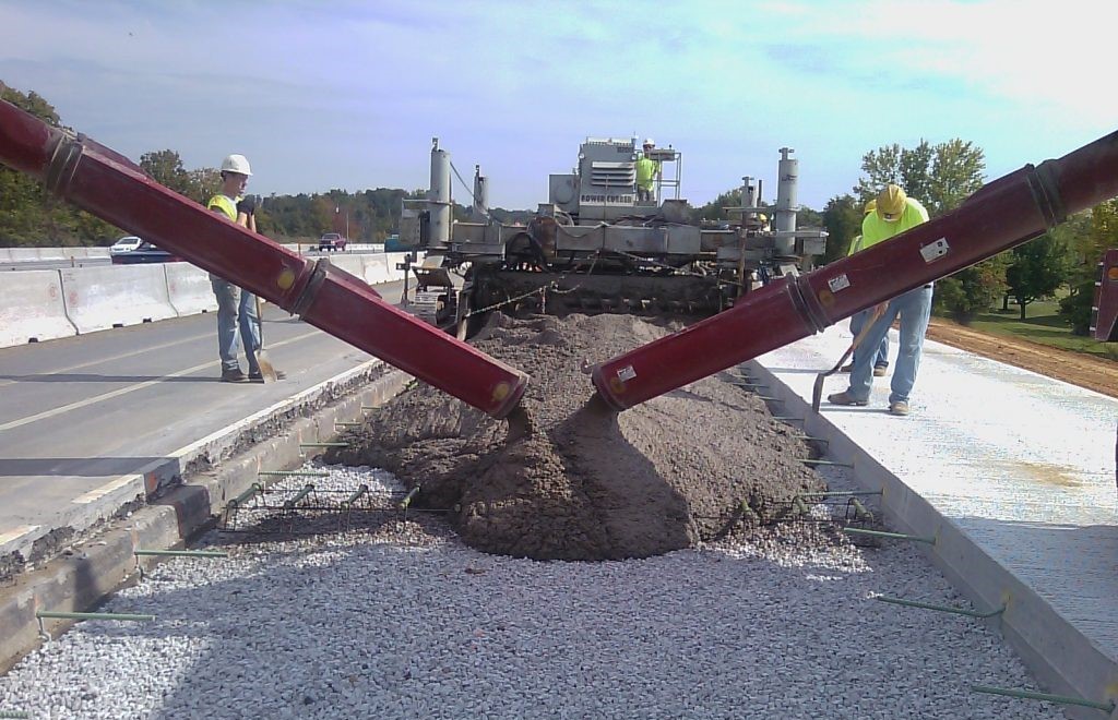 Interstate Highway Pour